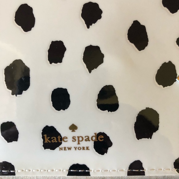 Kate Spade ♠️ Flamingo Dot Pencil Pouch - Picture 2 of 7